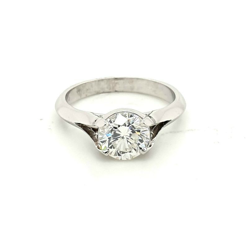 18ct White Gold Diamond = 1.48ct G SI1 (14612)